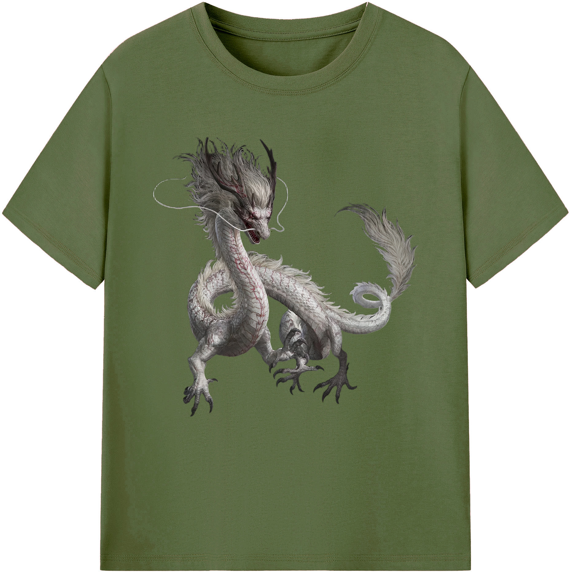 （画像用） Ne Zha 2 ナタ 魔童の大暴れ 綿100％半袖Tシャツ（フロントプリント）